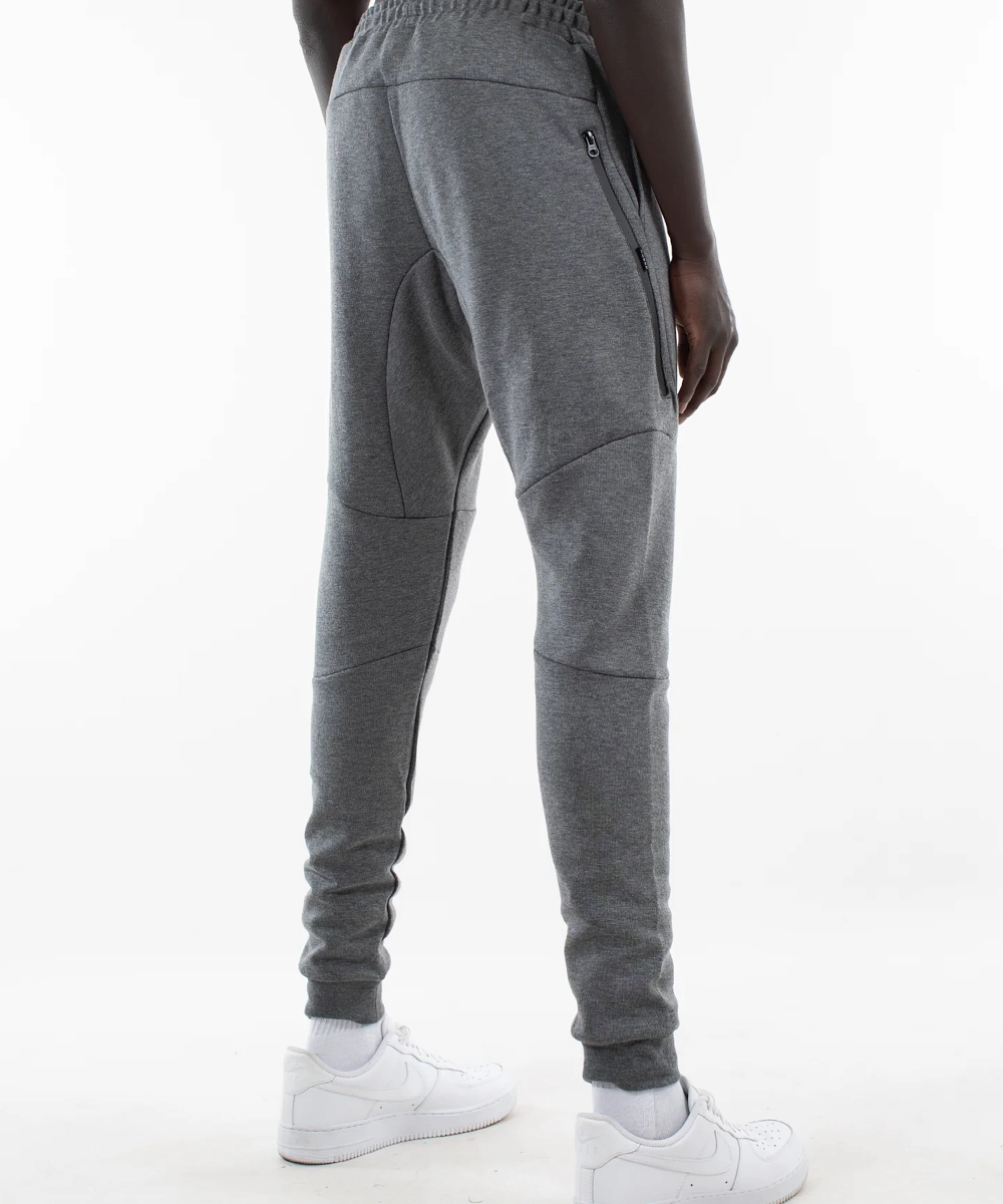 WNDRR Hoxton V2 Tech Trackpants (Dark Marle) OdorControl Treatment Cotton Glow