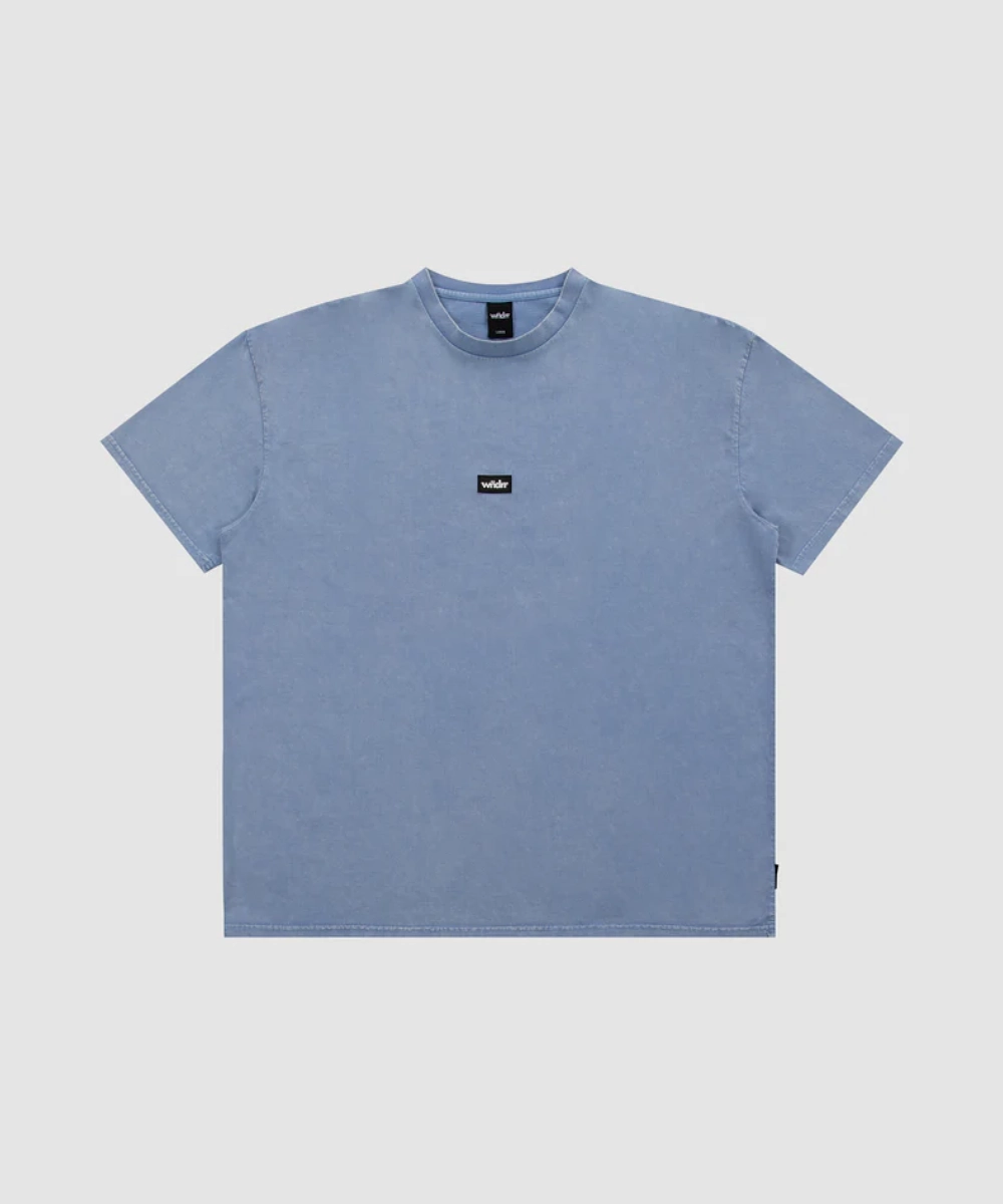 TensionAdjustedWaistband WNDRR Hoxton Vintage Fit Tee (Washed Blue)