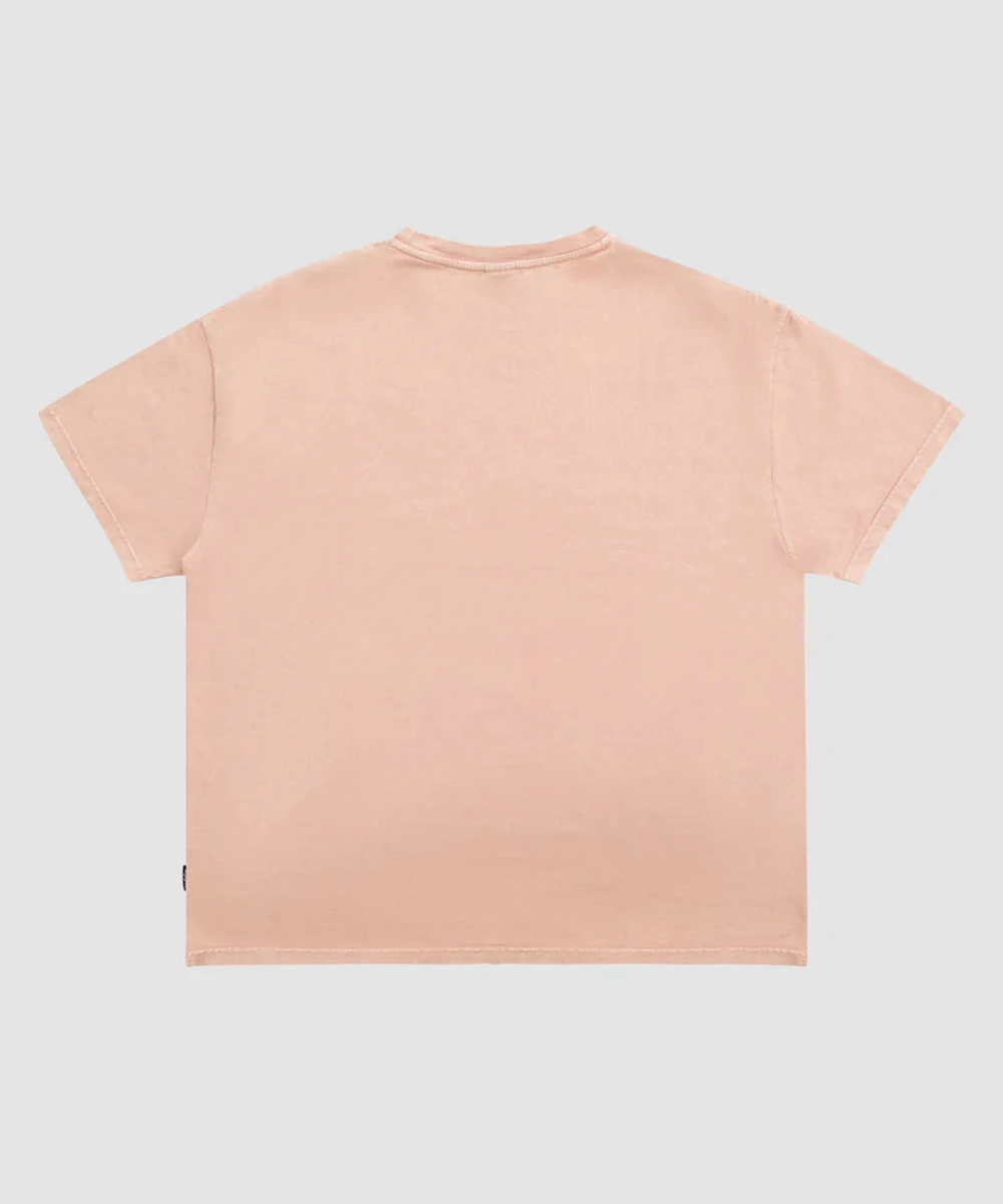 Recycled Polyester Blend WNDRR Hoxton Vintage Fit Tee (Washed Peach)