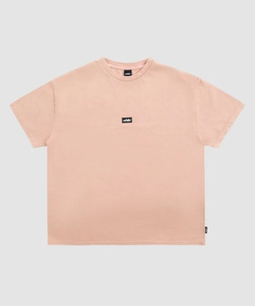 WNDRR Hoxton Vintage Fit Tee (Washed Peach) WaterRepellent Surface Peace Glow