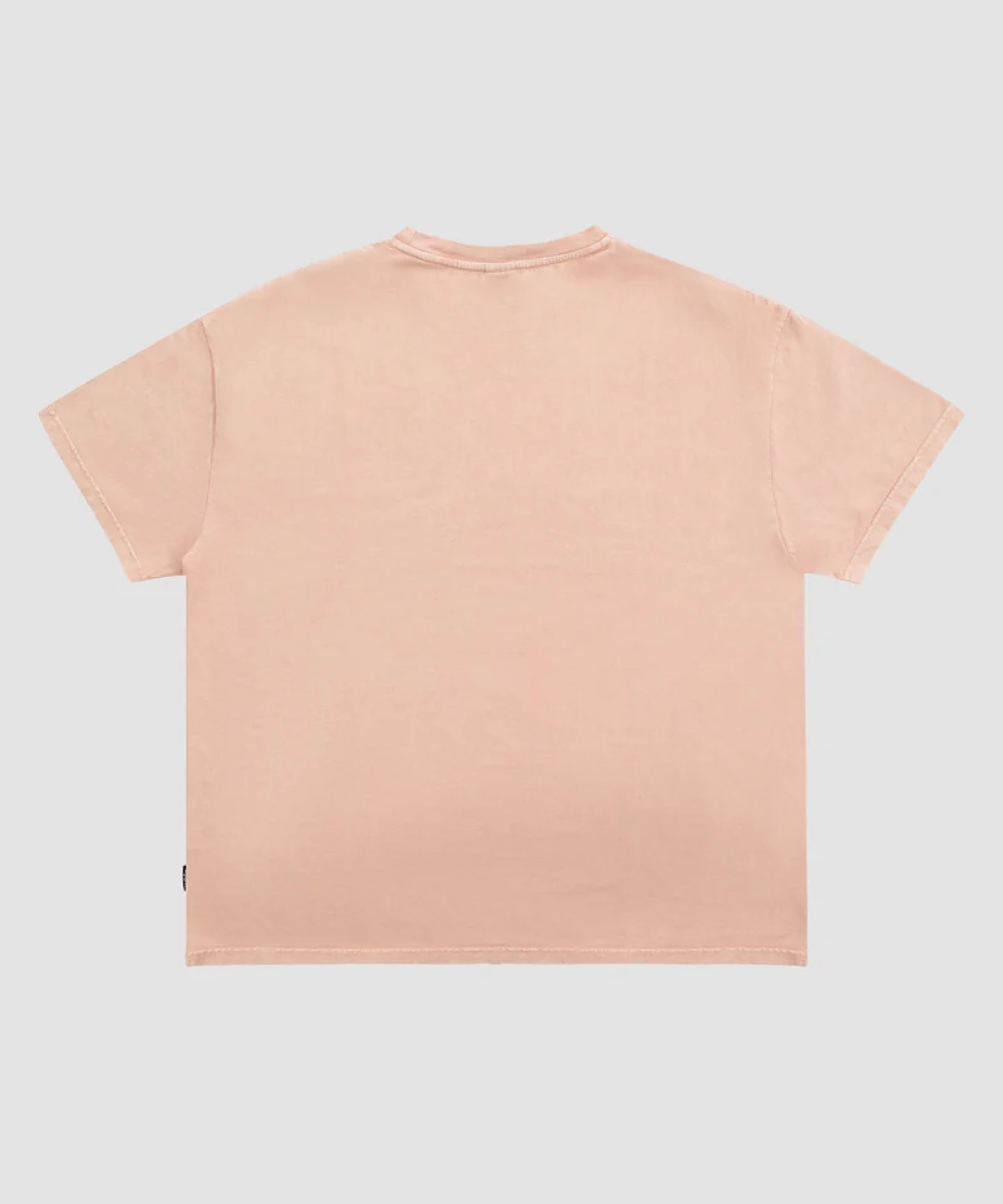 WNDRR Hoxton Vintage Fit Tee (Washed Peach) PreShrunkFabric