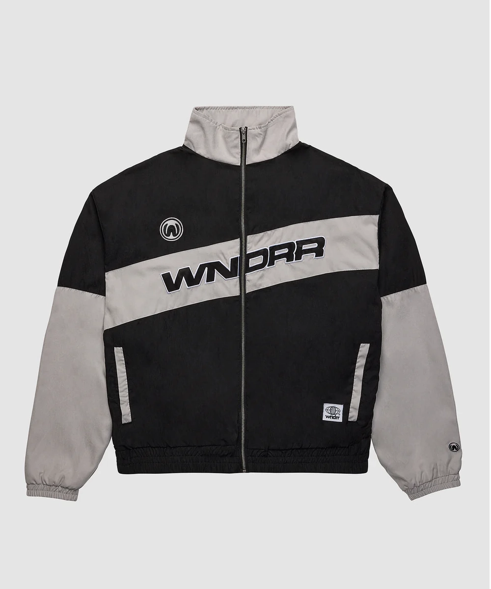 AbrasiveReinforcedZones Play Mode WNDRR Incline Sport Jacket (Black/Grey)