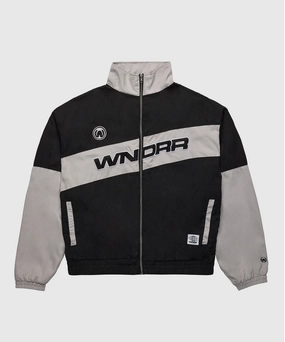 AbrasiveReinforcedZones Play Mode WNDRR Incline Sport Jacket (Black/Grey)
