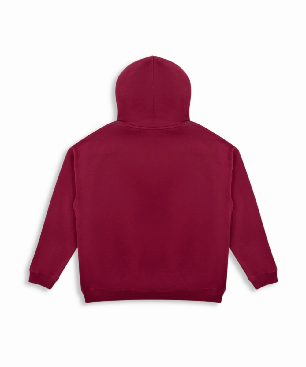 WNDRR Influx Heavy Weight Hood Sweat (Blood Red) Night Charm FoldableDesign