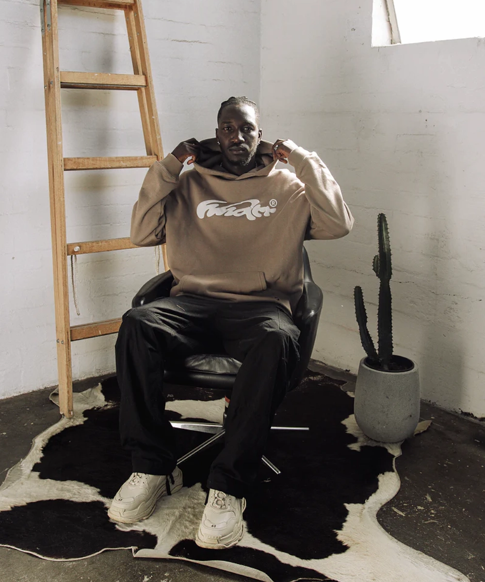 Utility Mode WNDRR Influx Heavy Weight Hood Sweat (Taupe)