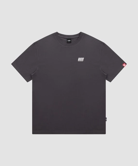 WNDRR Italic Box Fit Tee (Charcoal) StainResistant Fabric