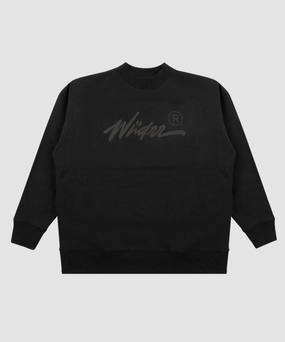 Reinforced Stress Points Still Glow WNDRR Link Crew Sweat (Black)