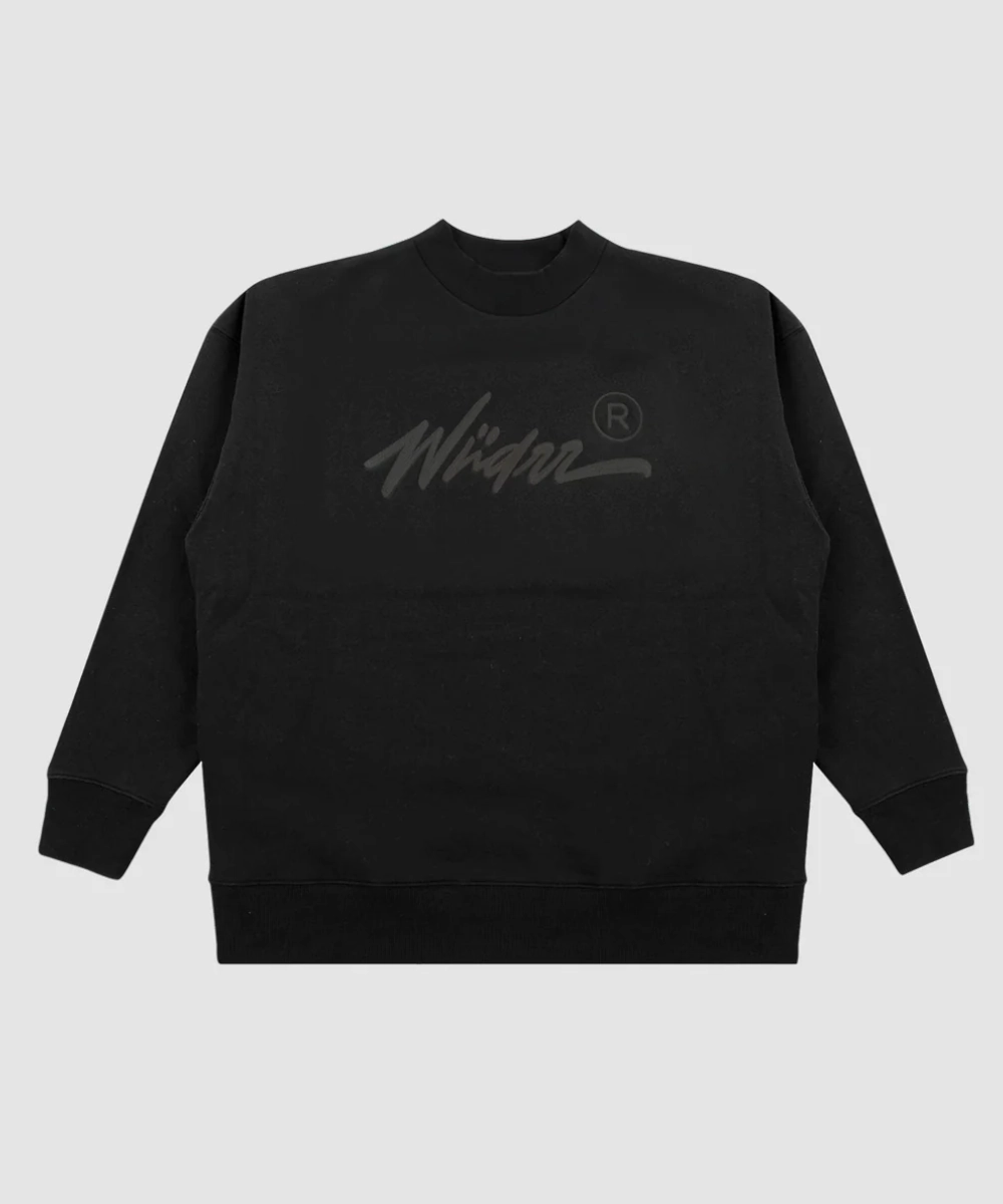 Reinforced Stress Points Still Glow WNDRR Link Crew Sweat (Black)