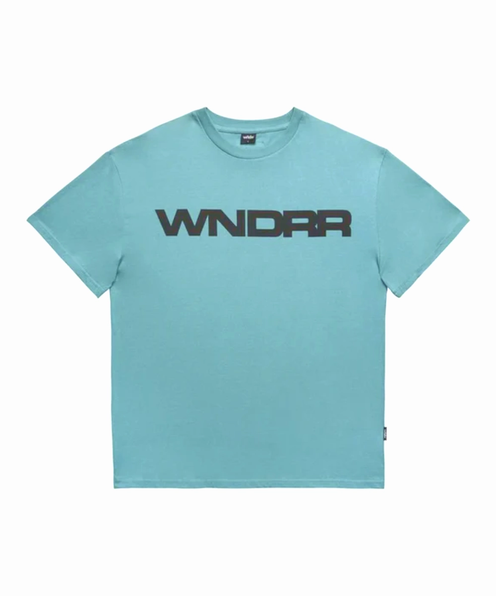 WNDRR Motif Box Fit Tee (Dusk Blue) Dance Flow