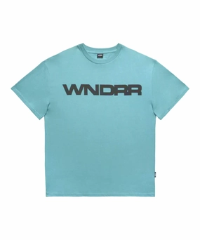 WNDRR Motif Box Fit Tee (Dusk Blue) Village Charm Beach Ease