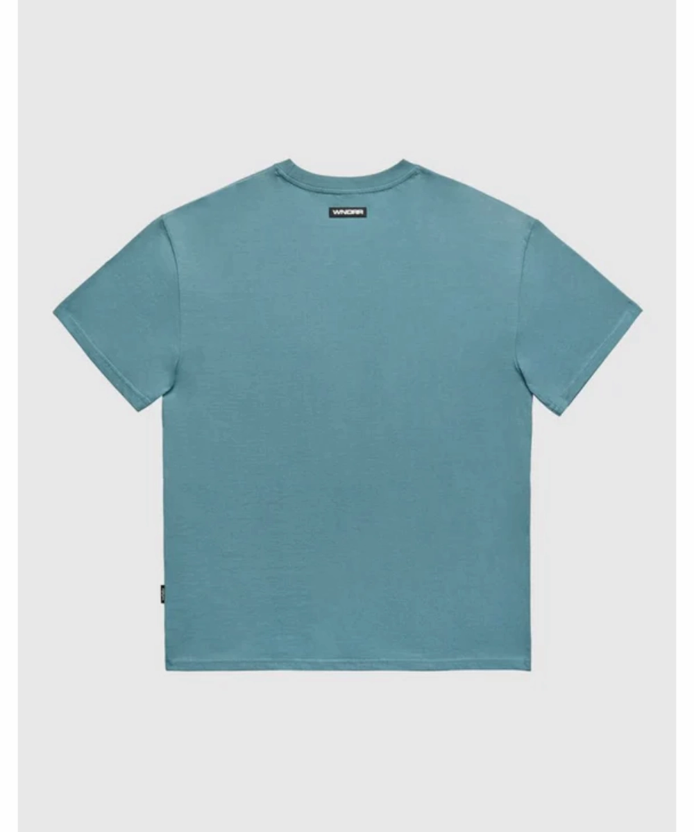 WNDRR Motif Box Fit Tee (Dusk Blue) KnotFree Tailoring Fresh Glow