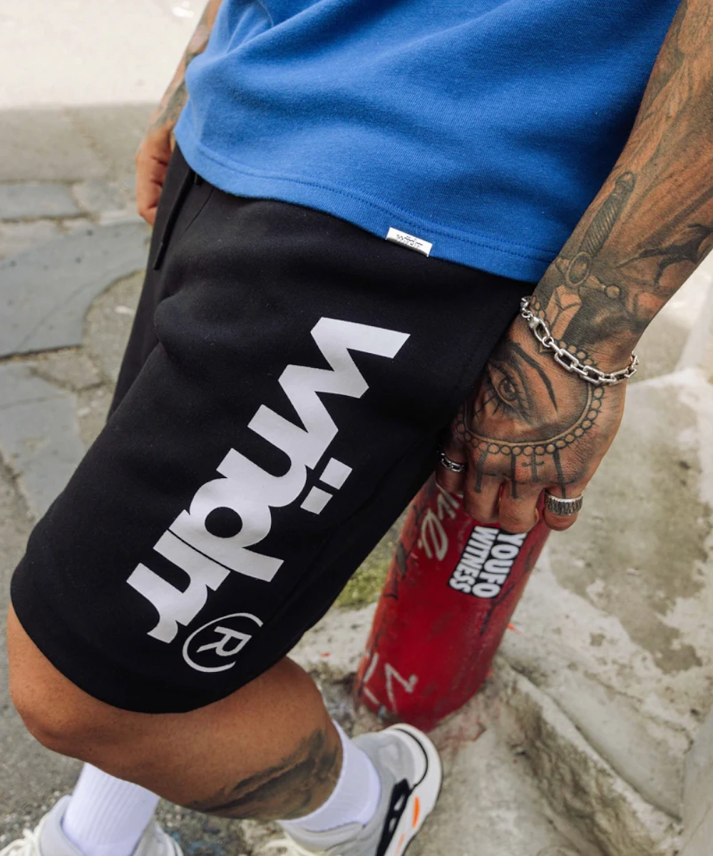 WNDRR Offcut Tech Trackshort (Black) TagFreeDesign