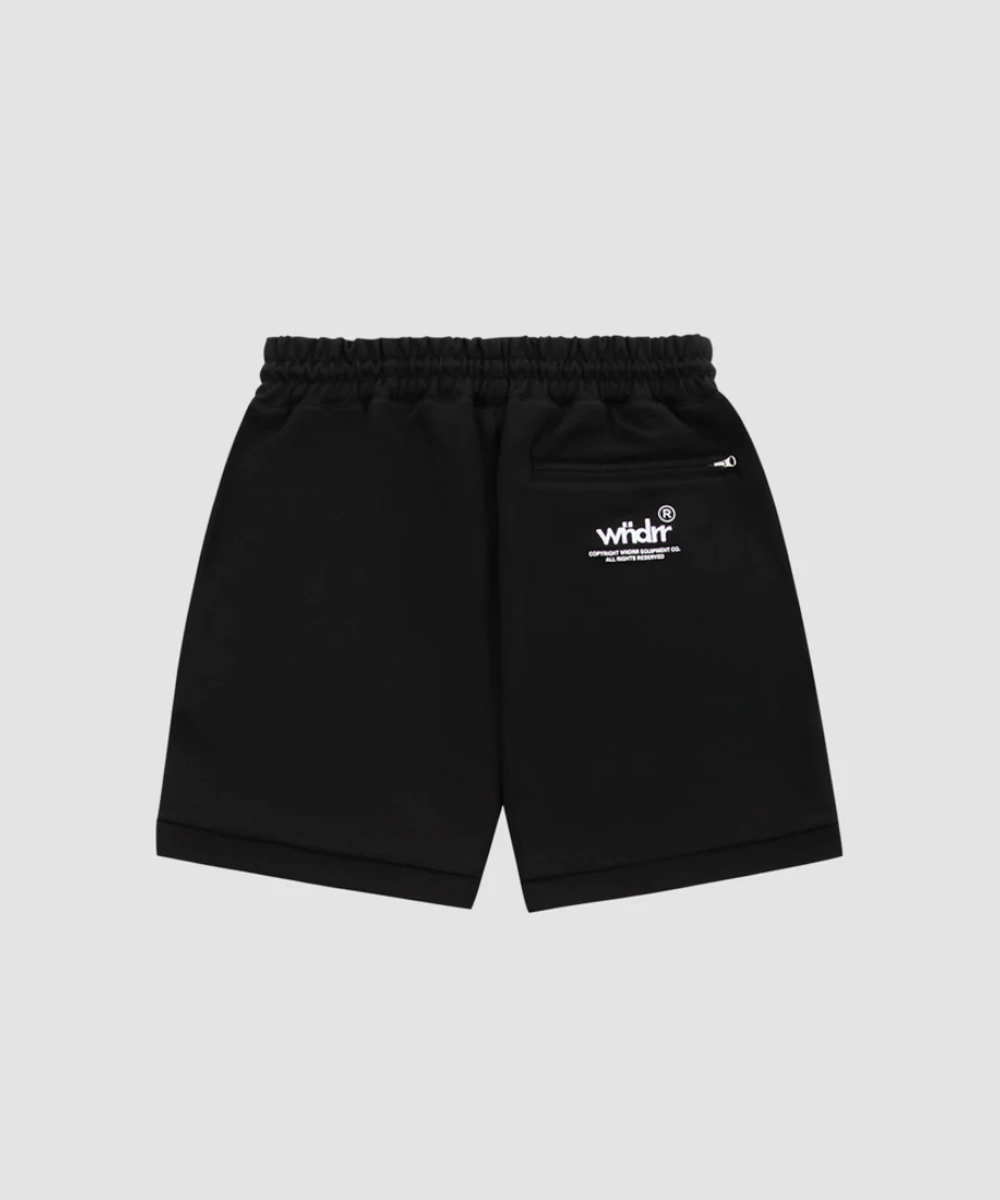 WNDRR Offcut Tech Trackshort (Black) Ethic Core Linen Soul