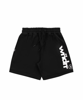 WNDRR Offcut Tech Trackshort (Black) Walk Mood