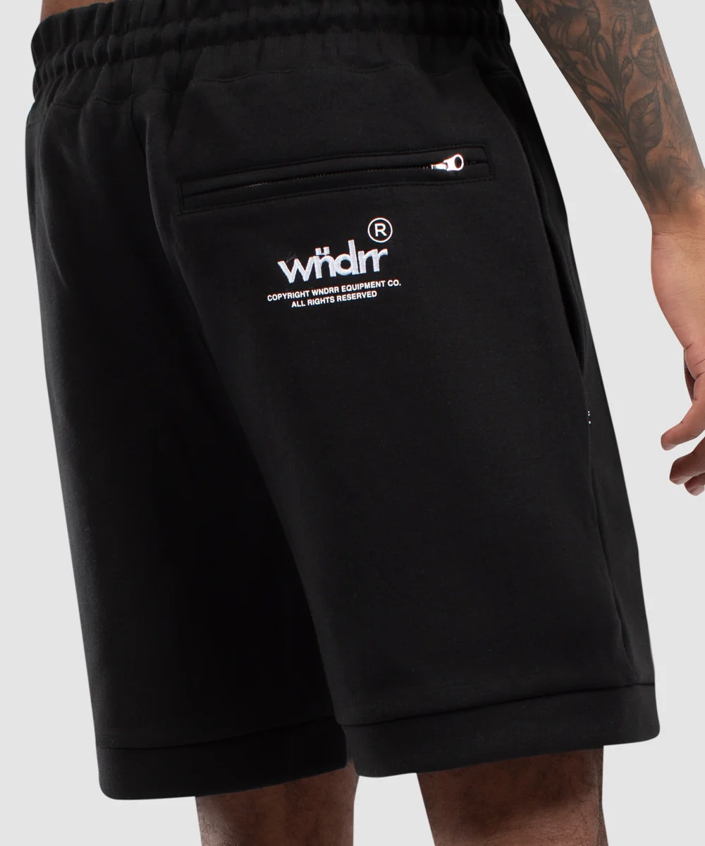 Repair Fit DoubleLayerReinforcement WNDRR Offcut Tech Trackshort (Black)