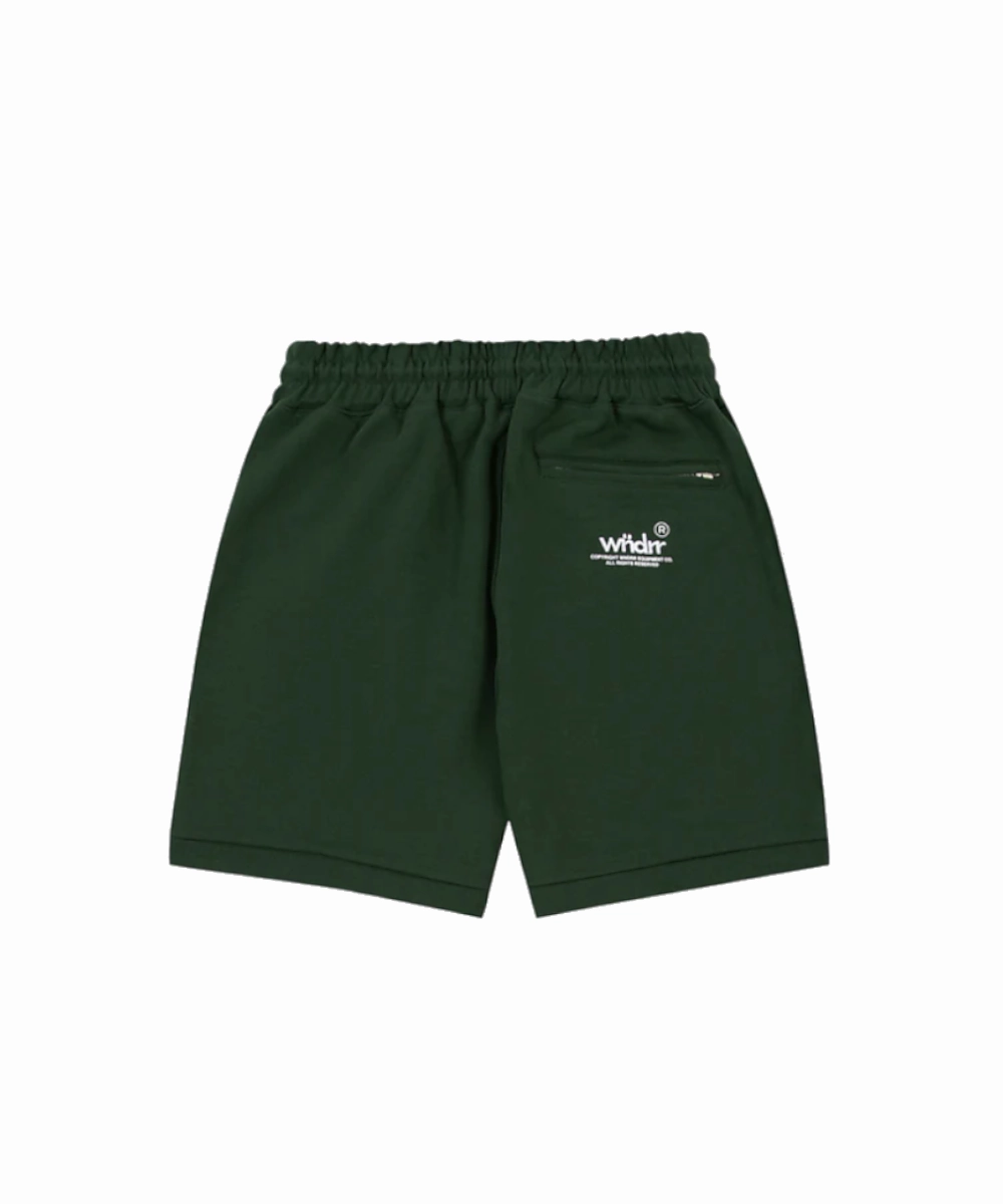 WNDRR Offcut Tech Trackshort (Forest Green) Run Ready