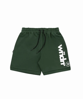 NonIrritatingSeams AbrasionResistant Material WNDRR Offcut Tech Trackshort (Forest Green)