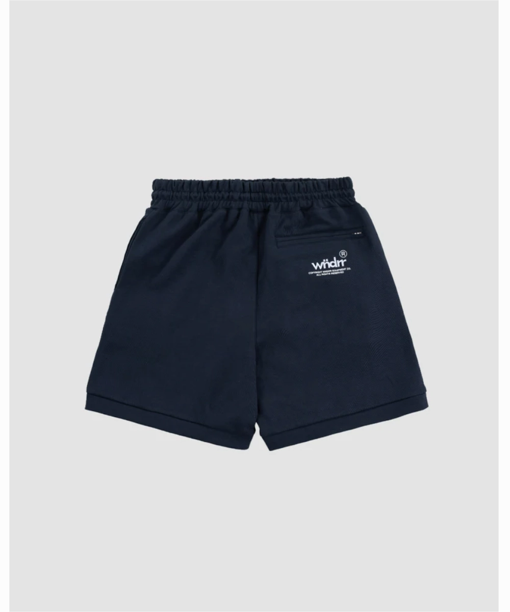 WNDRR Offcut Tech Trackshort (Navy) QuickDry Material NoRubEdging