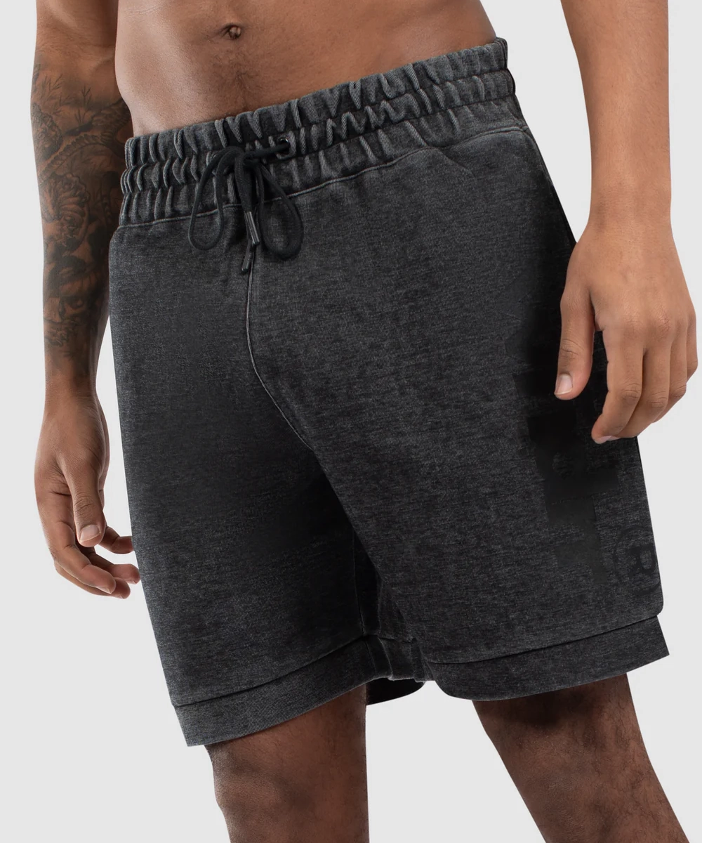 Ultraviolet Protection AntiStatic Lining WNDRR Offcut Tech Trackshort (Washed Black)