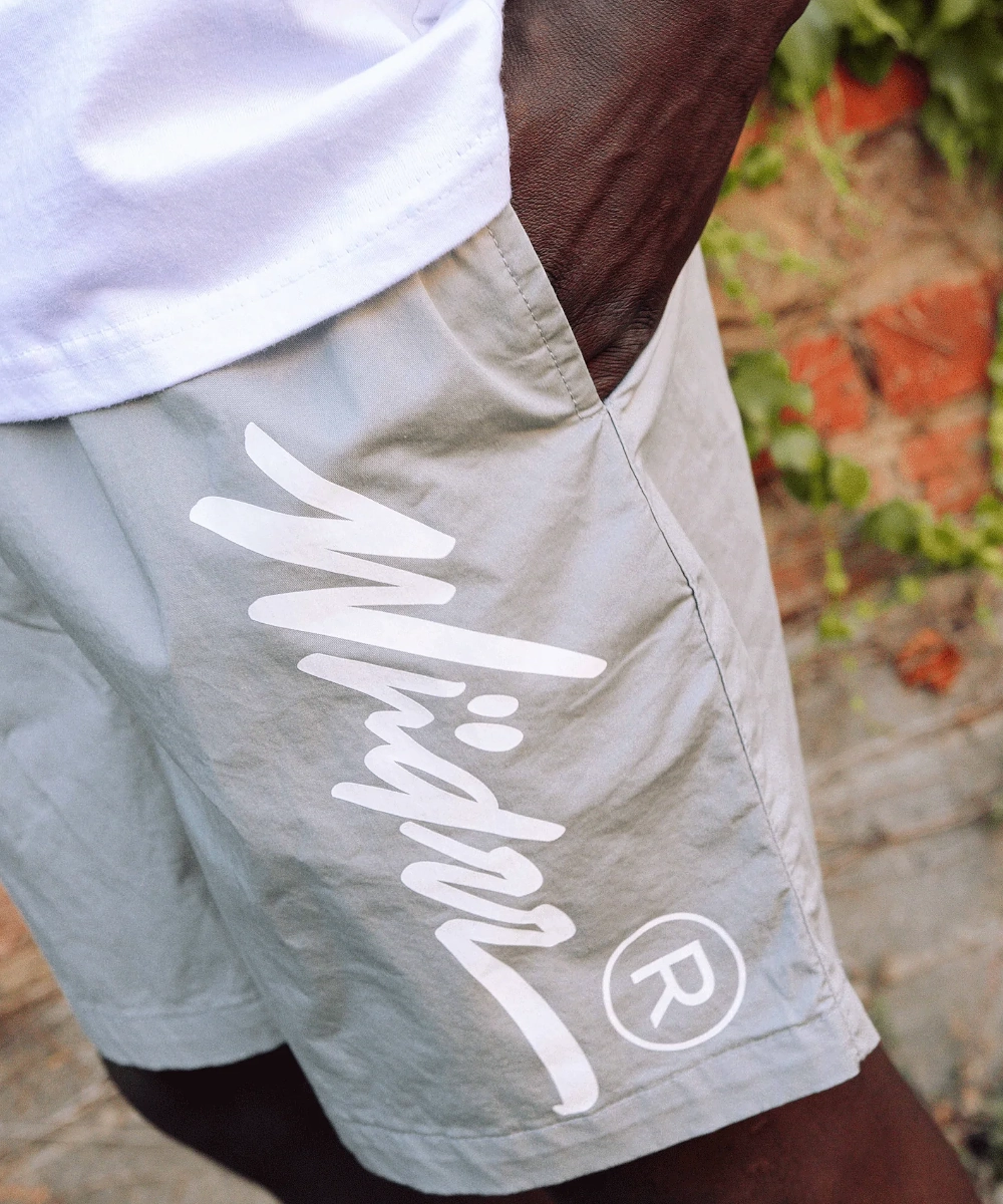 Kid Play Spirit Glow WNDRR Offend Beach Short (Cement Grey)