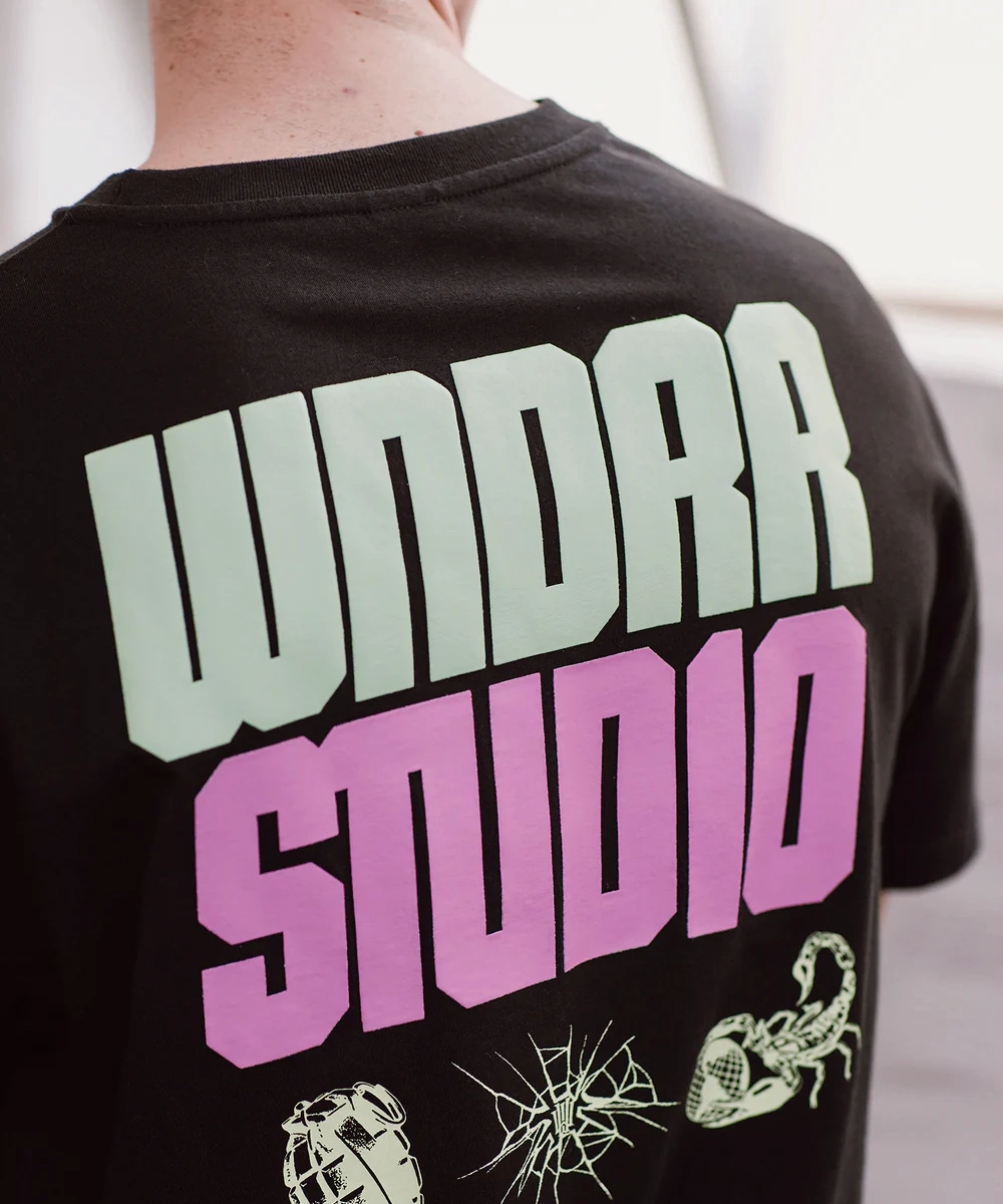 WNDRR Opponent Box Fit Tee (Black) Speed Soul