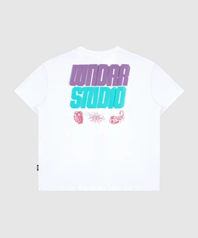 WNDRR Opponent Box Fit Tee (White) Rain Fit Speed Soul
