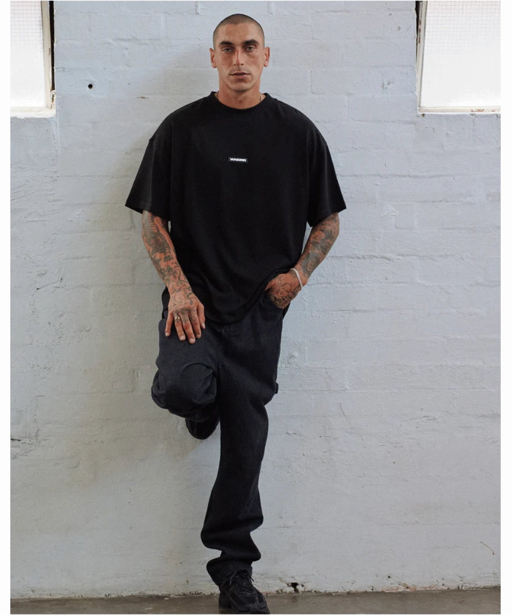 WNDRR Patron Heavy Weight Tee (Black) Photo Fit