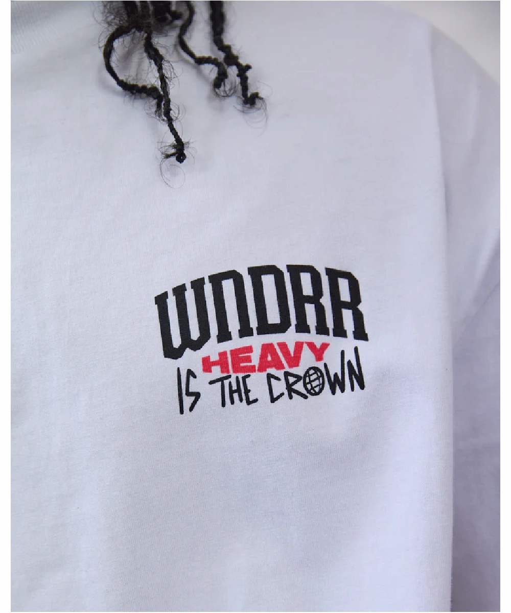 Wndrr Pledge Box Fit Tee (White) CompressionEnhanced AbrasionResistant