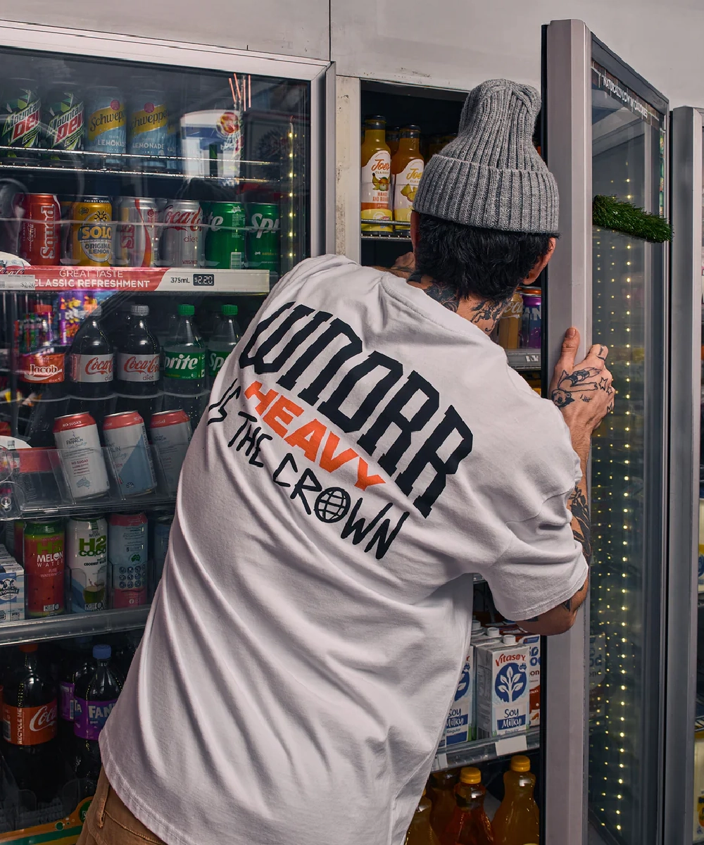 Wndrr Pledge Box Fit Tee (White) Scandi Clean