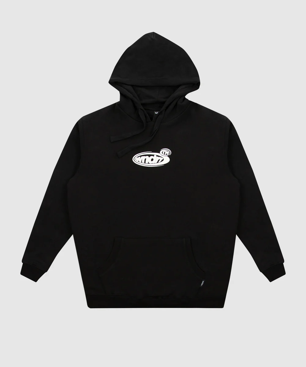 WNDRR Redux Hood Sweat (Black) AntiSlip Grip Chic Fit
