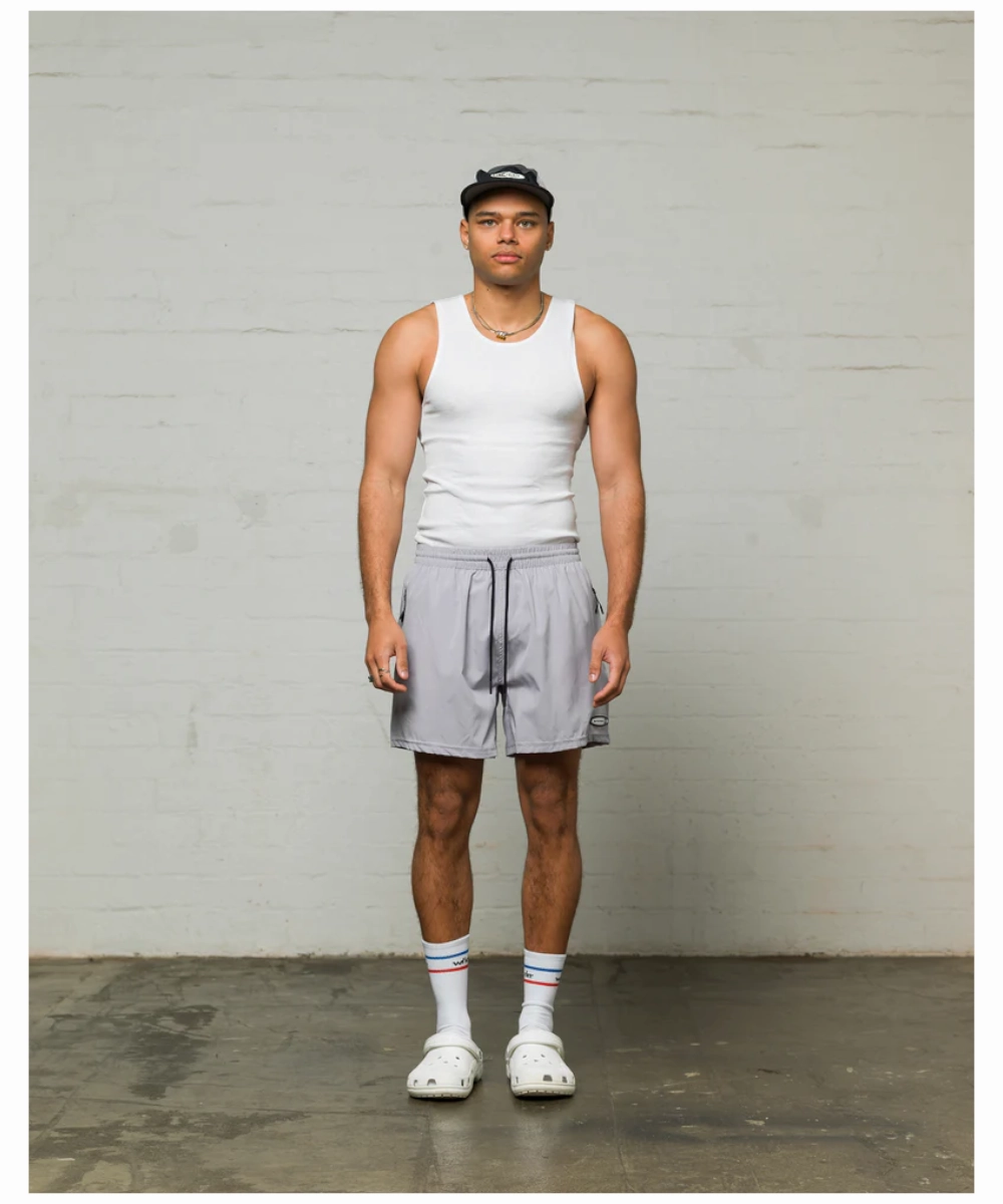 FadeResistant Dye WNDRR Rothman Sport Shorts (Grey)