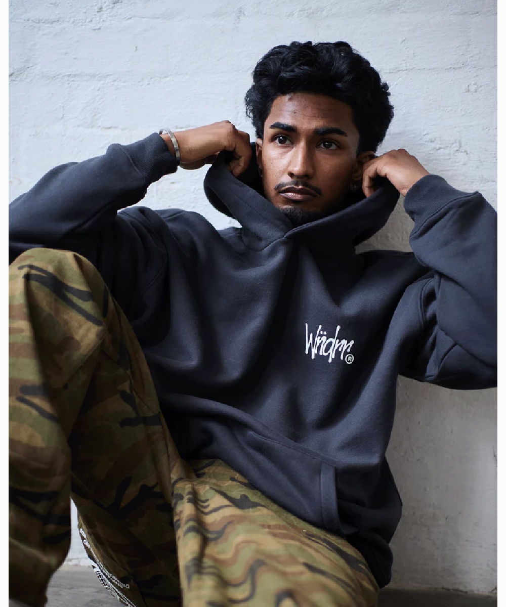 HighElasticity WNDRR Scorpion Hood Sweat (Faded Black)