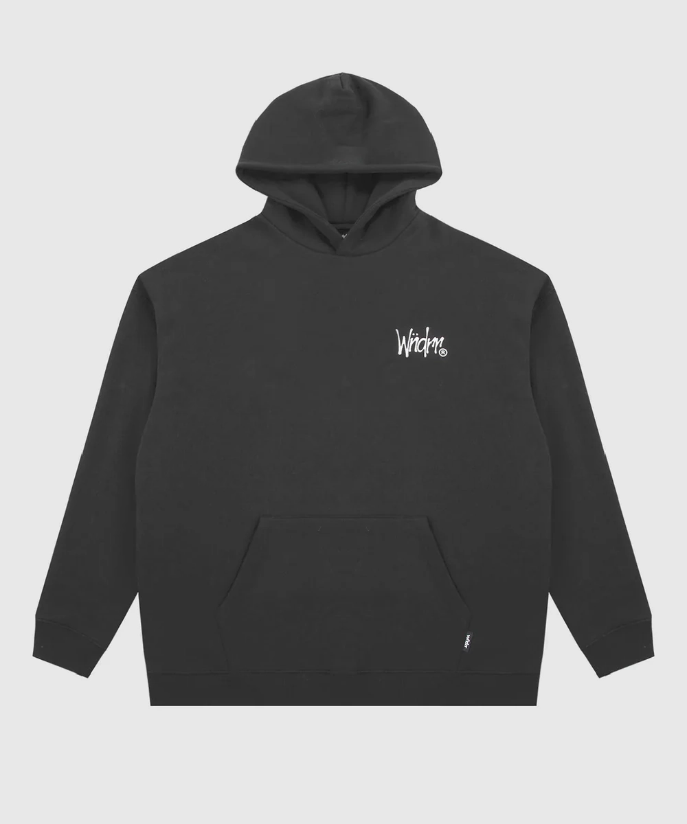 Chic Fit EcoFriendlyTextiles WNDRR Scorpion Hood Sweat (Faded Black)