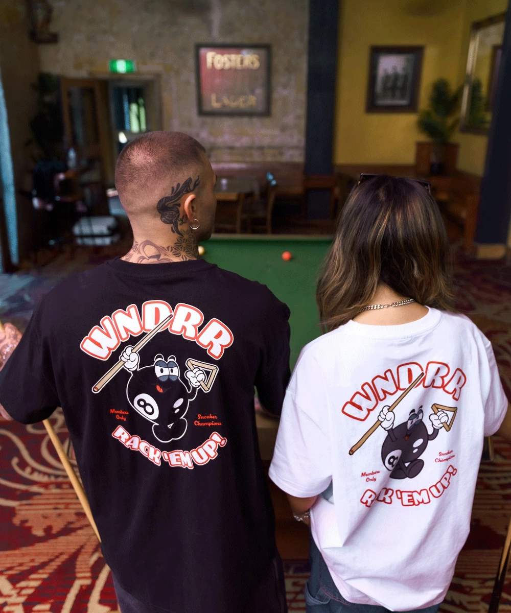Green Fit WNDRR Snooker Box Fit Tee (Black)