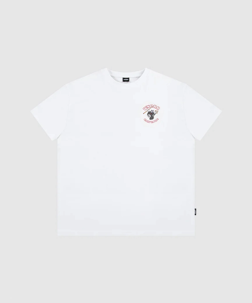 Rustic Ease WNDRR Snooker Box Fit Tee (White)