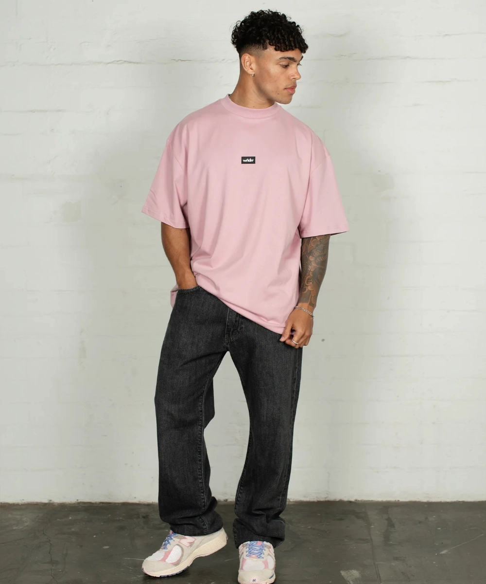 Creative Flow Recycled Polyester Blend WNDRR Soho Club Tee (Mauve)