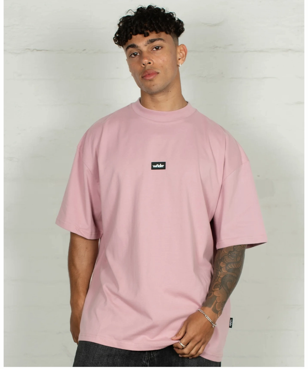 WNDRR Soho Club Tee (Mauve) Raw Linen Street Icon