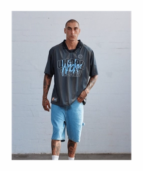 WNDRR Top Tier Football Jersey (Grey) Wrinklefree