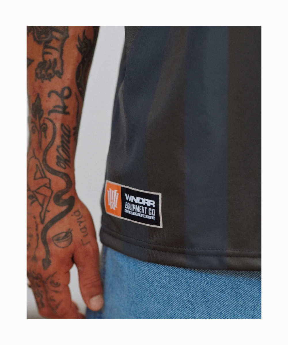 Italian Flair WNDRR Top Tier Football Jersey (Grey)