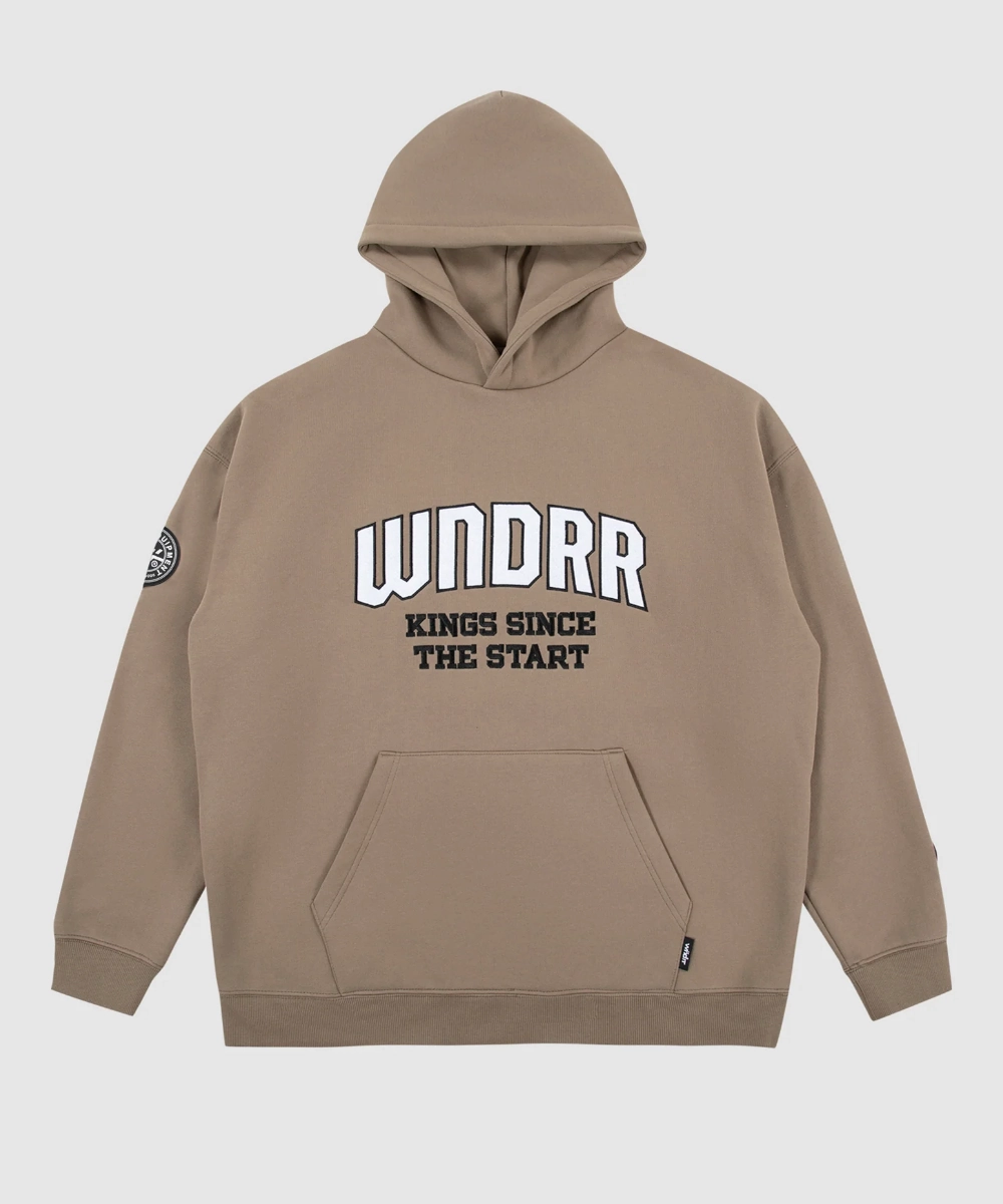 MoistureControl Fabric Ventilation Panels WNDRR Unrivalled Hood Sweat (Taupe)