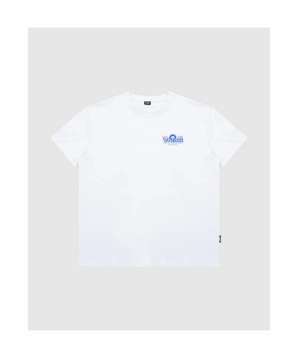 WNDRR Vinyl Bar Box Fit Tee (White) EcoDye Process