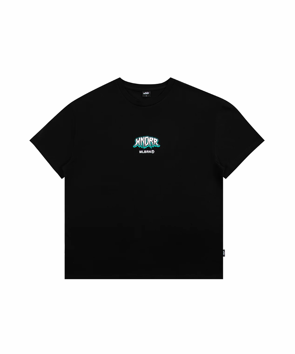 WNDRR XLR8 Box Fit Tee (Black) Thick Glow VersatileCuff