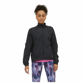 Thick Glow UniversalFit Woman's Impact Run Packable Jacket - BLACK