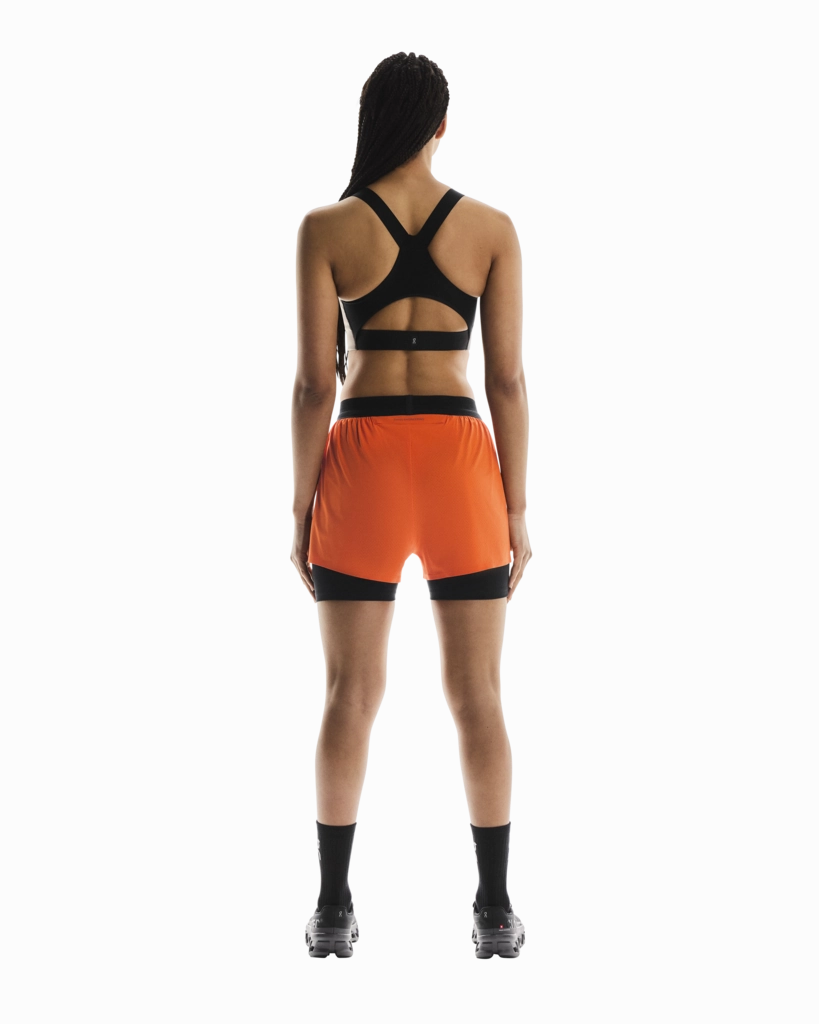 Recycled materials Women's 3 Inch Performance 2 in 1 Shorts Flame