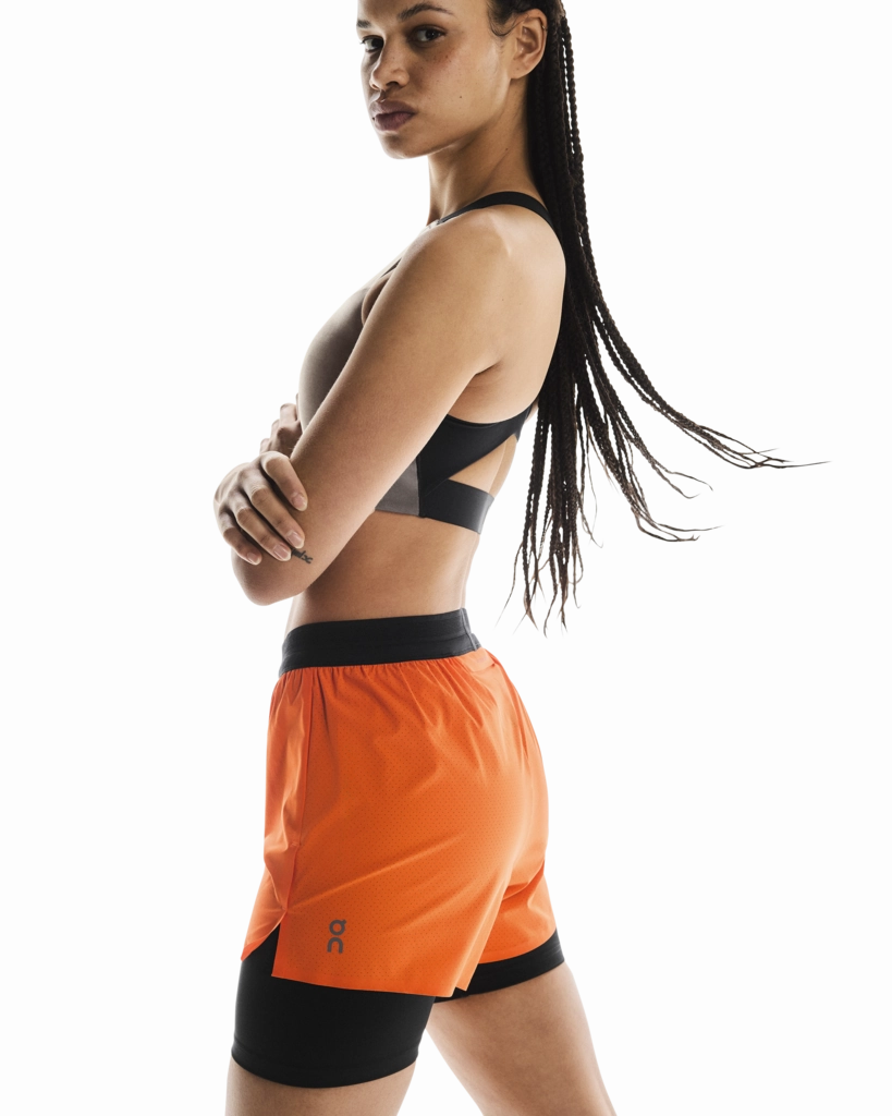 Women's 3 Inch Performance 2 in 1 Shorts Flame Hotel Style Story Glow
