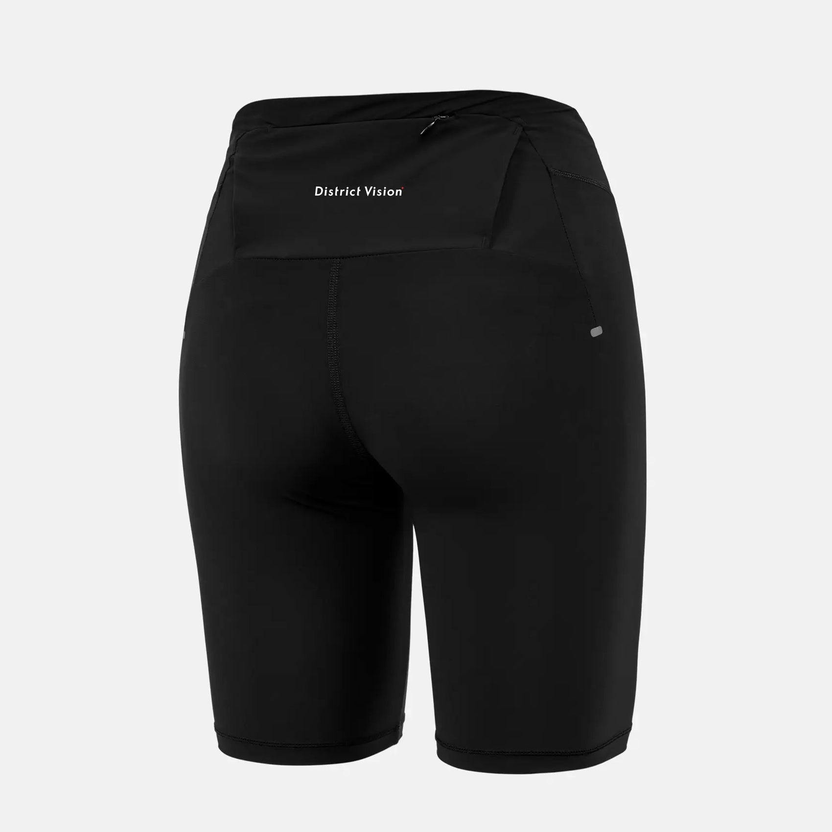 Women's 7 Inch Recycled Pocketed Half Tights Black Kid Play Calm Core