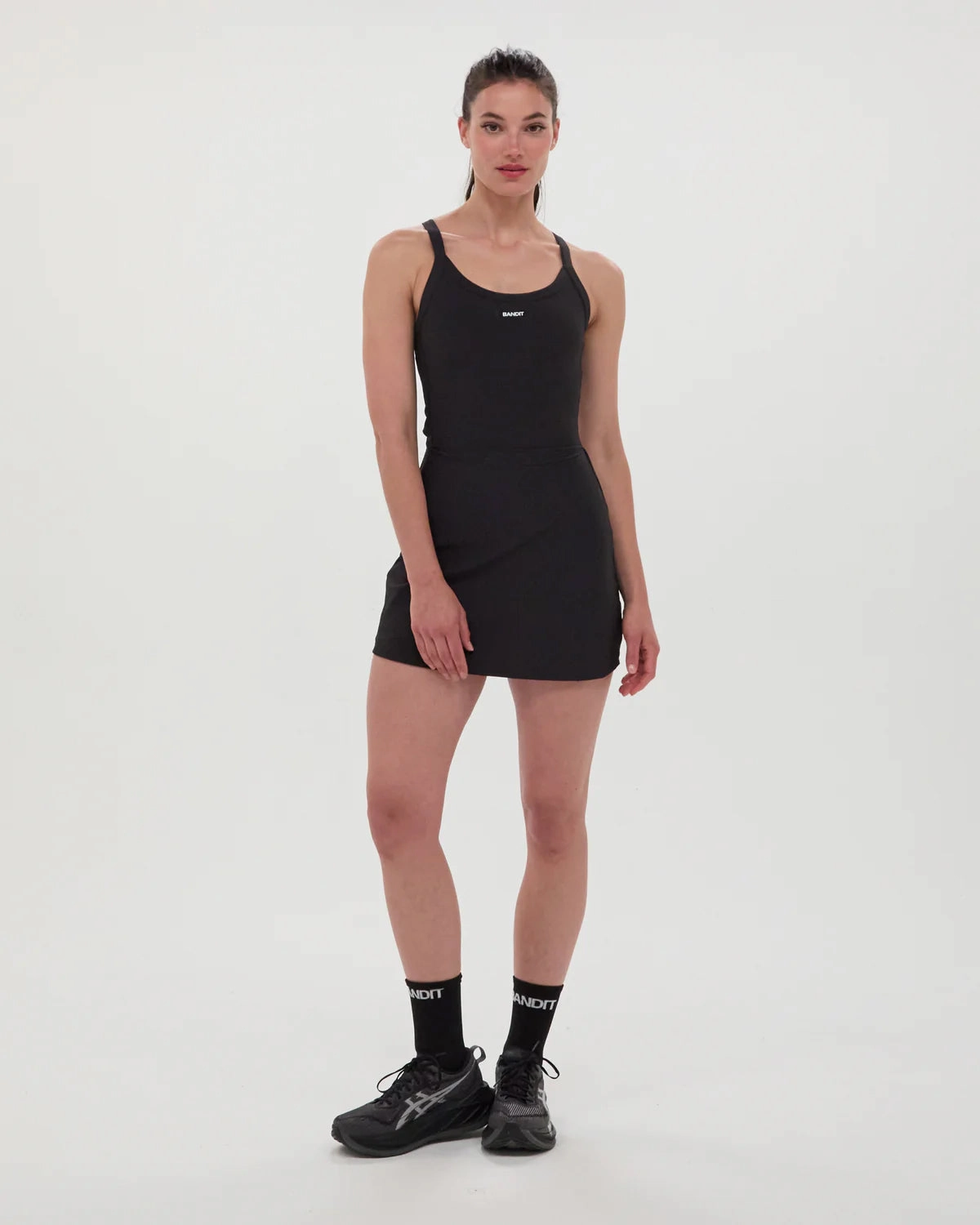 Play Mode Epic Core Women's Cadence Scoop Neck Run Dress Black
