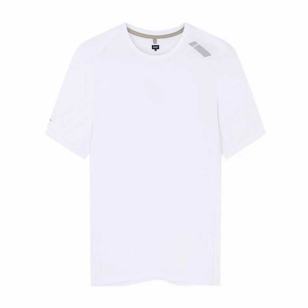 Women's Eco Tech Tee White Firm Leather Cool Frame