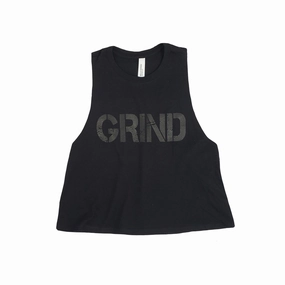 Women's Grind Crop Tank Exhibition - worthy
