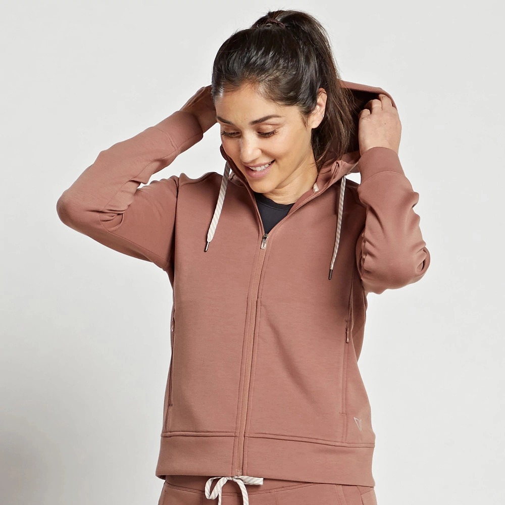 Embellished Trim HighNeckDesign Women's Korsa Metropolitan Hoodie 2.0